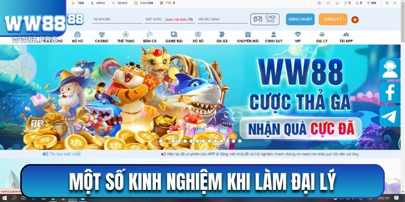 Một số kinh nghiệm từ các bậc thầy khi làm đại lý