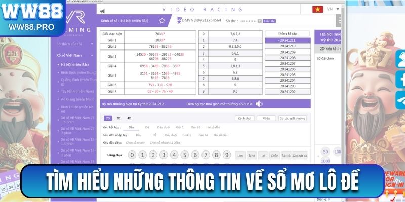 Tìm hiểu những thông tin về sổ mơ lô đề